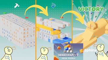 Puzzles in a 3D environment! [Nonogram 3D Mega Puzzle (Demo)]