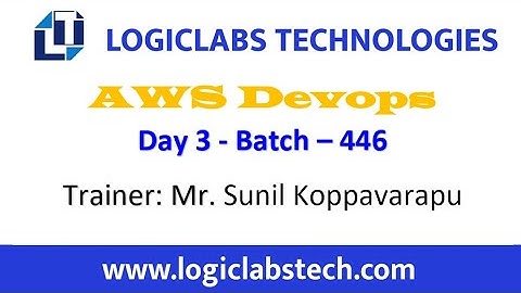AWS Devops (Day 3) (Batch - 446)
