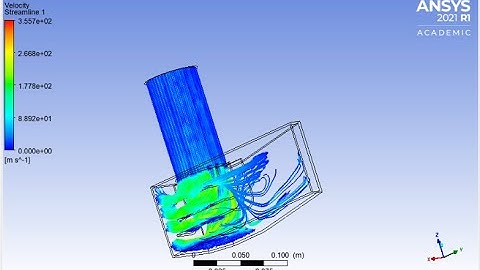ANSYS Internal flow of air simulation intercooler end tank