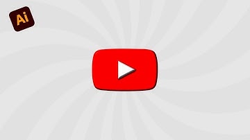 How to Draw the YouTube Play Button | adobe illustrator tutorial