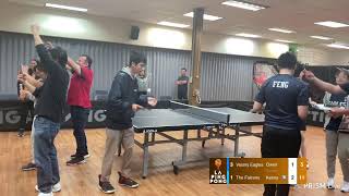 LA Ping Pong League Spring 2024 Quarterfinals - The Falcons vs Varsity Eagles (Live Stream)