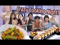 Korean Girls cook with Malaysian top star, Naim Daniel & Ismail Izzani!