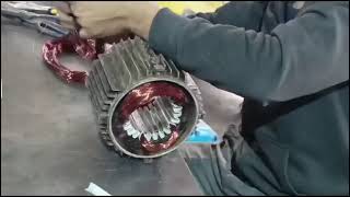 electrical motor rewinding video