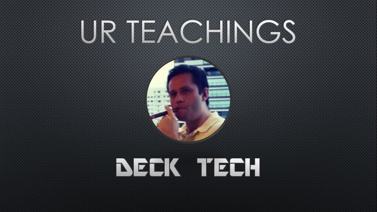 Deck Tech - UR Teachings (Aladdin) - YouTube