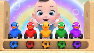 Learn Colors Playground Song + more Nursery Rhymes & Kids Songs | Kindergarten