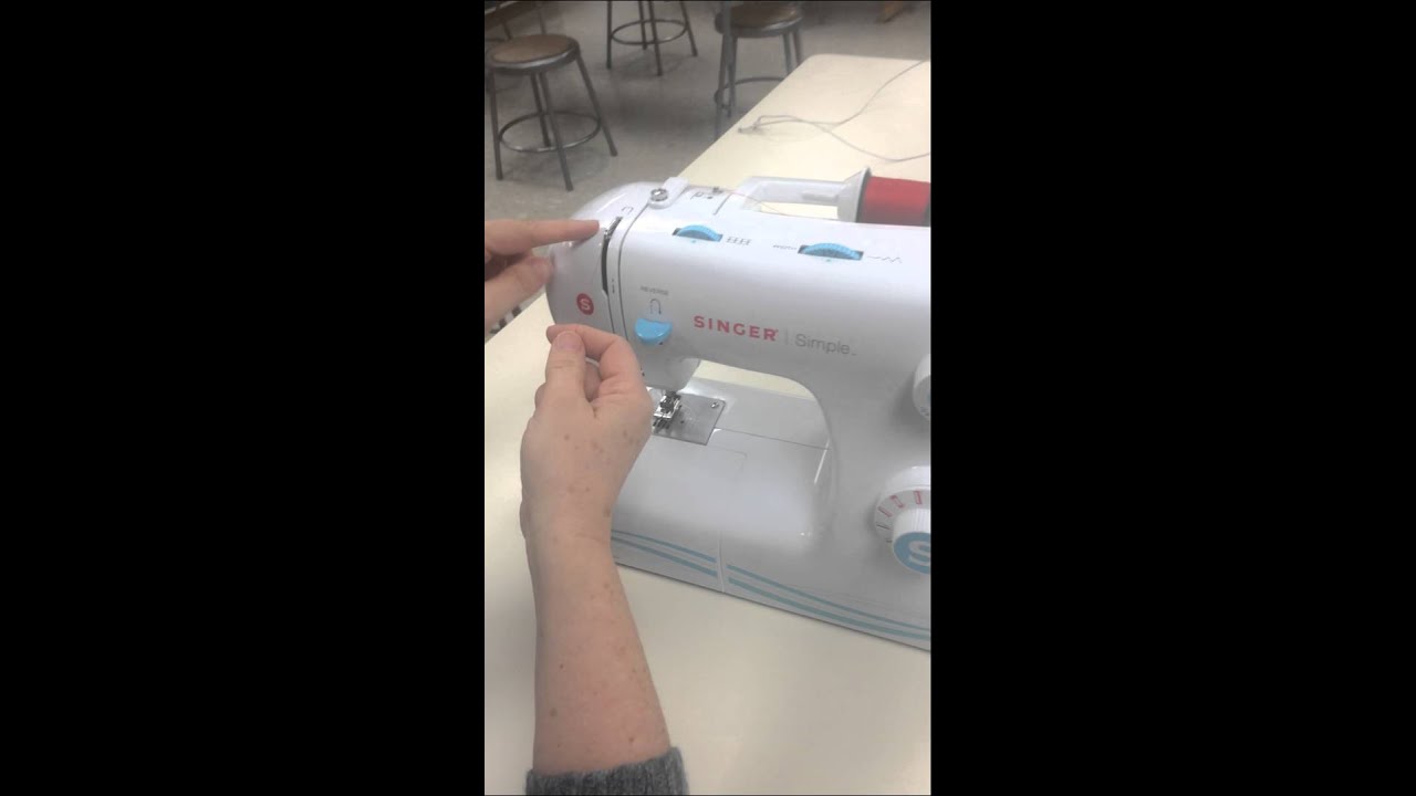 Threading a Singer Simple Sewing Machine Part 1 YouTube