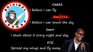 R  Kelly - I Believe I Can Fly - Chords & Lyrics