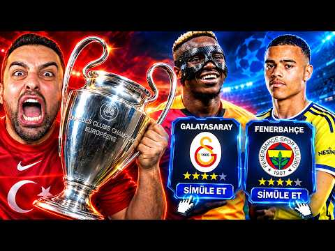 GALATASARAY VE FENERBAHÇE ŞAMPİYONLAR LİGİNDE NE YAPAR ? EA FC 27 KARİYER !