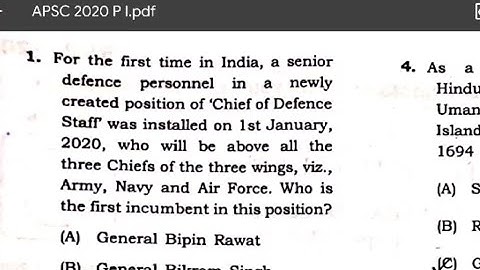 APSC previous year questions paper solved with explanation: APSC CCE prelims 2020 solved