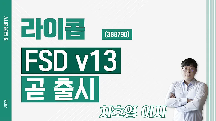 라이콤 (388790) - FSD v13 곧 출시