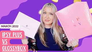 MARCH 2022 IPSY GLAMBAG PLUS GLOSSY BOX UNBOXING | HOTMESS MOMMA MD