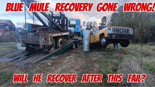 Wrecker Recovery Gone Wrong! Epic Fail Results In Injuries! #wrecker #fail #towtruck #truck