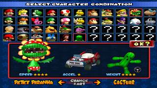Cactuar Gameplay - Mario Kart Double Dash Retro Track GP | Custom Track Preview