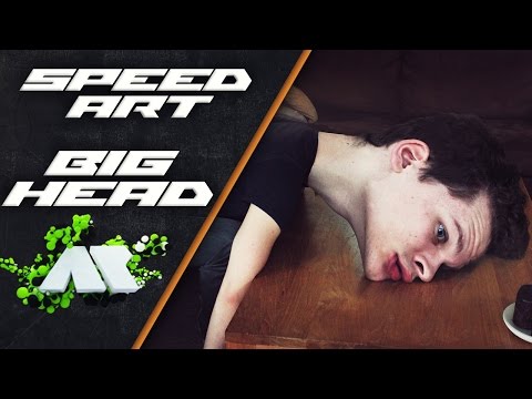 BIG HEAD EFFECT ! | Speed Art Photo Fun