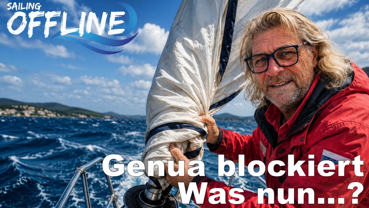 ⁣#125 Sailing Offline: Vorsegel lässt sich nicht einrollen 😳🤢💩 ⛵ mit diesem Trick rettest Du Dich