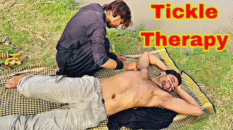 Lakeside ASMR Journey: Abdominal Massage & Armpit Tickles w/ Nature Ambien