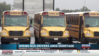 Roanoke County Public Schools Seeking Bus Drivers Amid Shortage