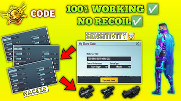 New Zero Recoil Sensitivity Code + Control Code PubgMobile|Bgmi sensitivity Settings 2.4 Update