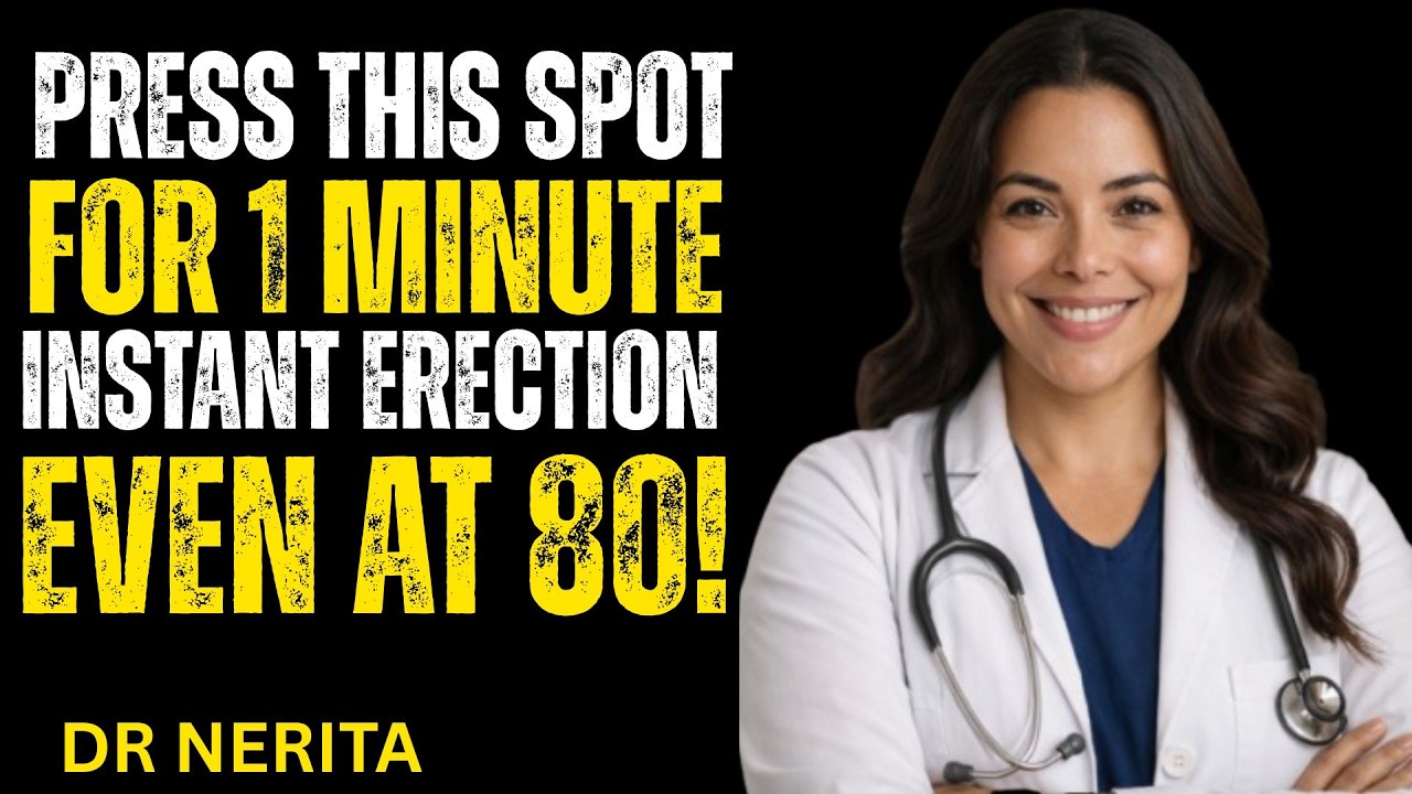 Older Men! Massage THIS Spot for 1 Minute to Restore Potency