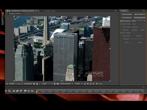 After Effects Classic Course: 3D Camera Tracker 1/5 – the initial track