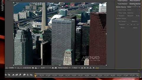 After Effects Classic Course: 3D Camera Tracker 1/5 – the initial track