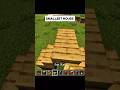 Minecraft Smallest House #minecraft #minecraftshorts #shorts