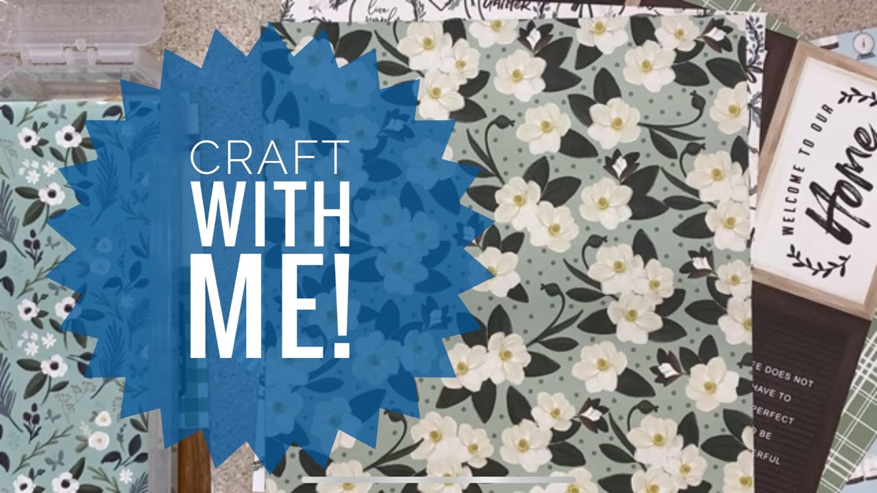 Craft with Me - Ashley's Journal - Choosing Paper & Making Cover - YouTube