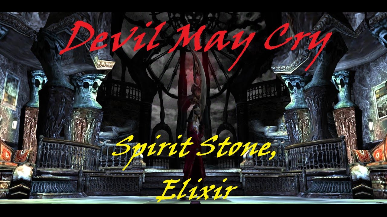 Devil May Cry 1 walkthrough Part 18 Spirit stone, Elixir