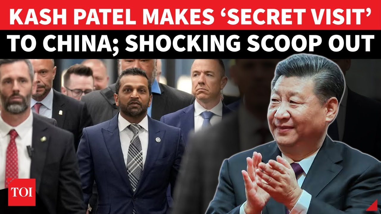 Kash Patel 'Secret' Beijing Visit Revealed; 'Hush Hush' Meet With Xi Jinping, Top China Officials