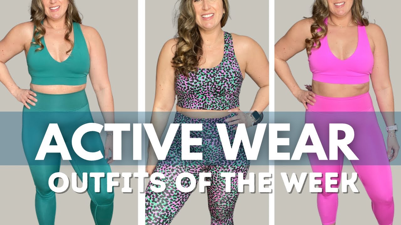 FULL WEEK OF CUTE GYM OUTFITS! Activewear Outfit Ideas 114 