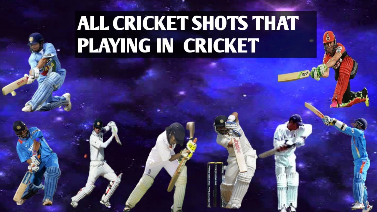 ALL CRICKET SHOTS THAT PLAYING IN CRICKET. - YouTube