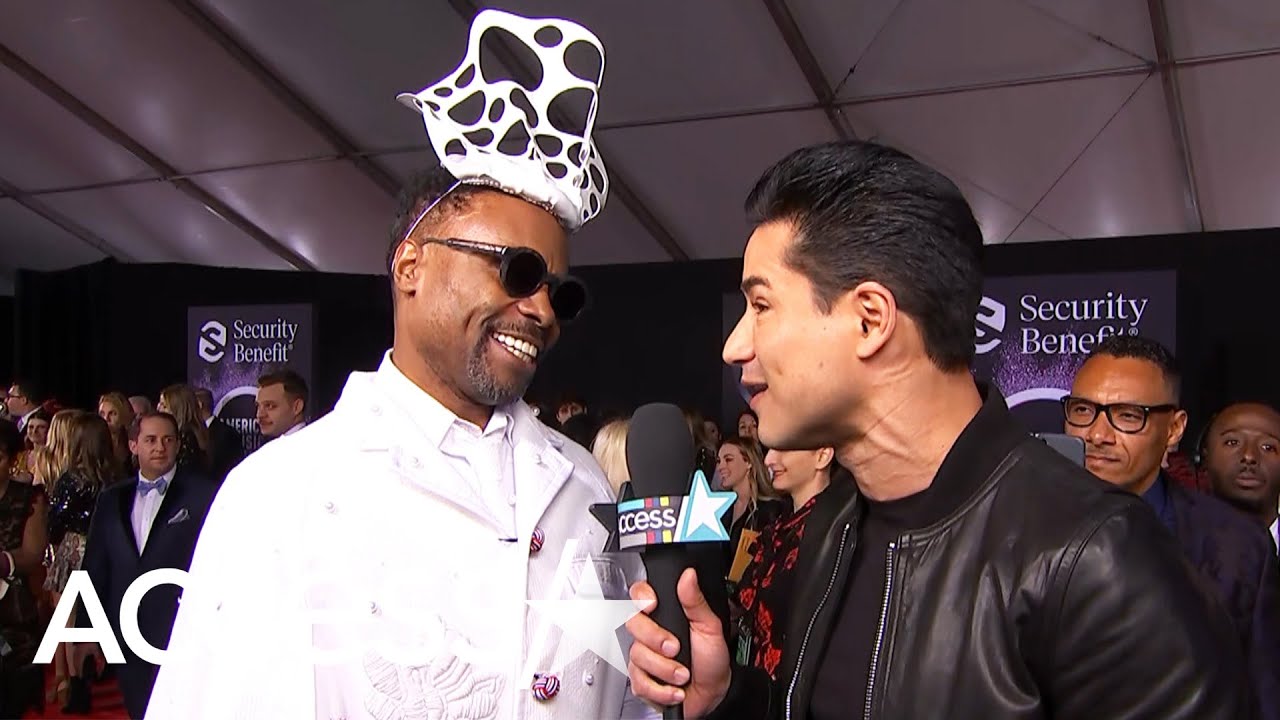 Billy Porter Admits He Wants To Steal Billie Eilish's Chain Veil At 2019 AMAs