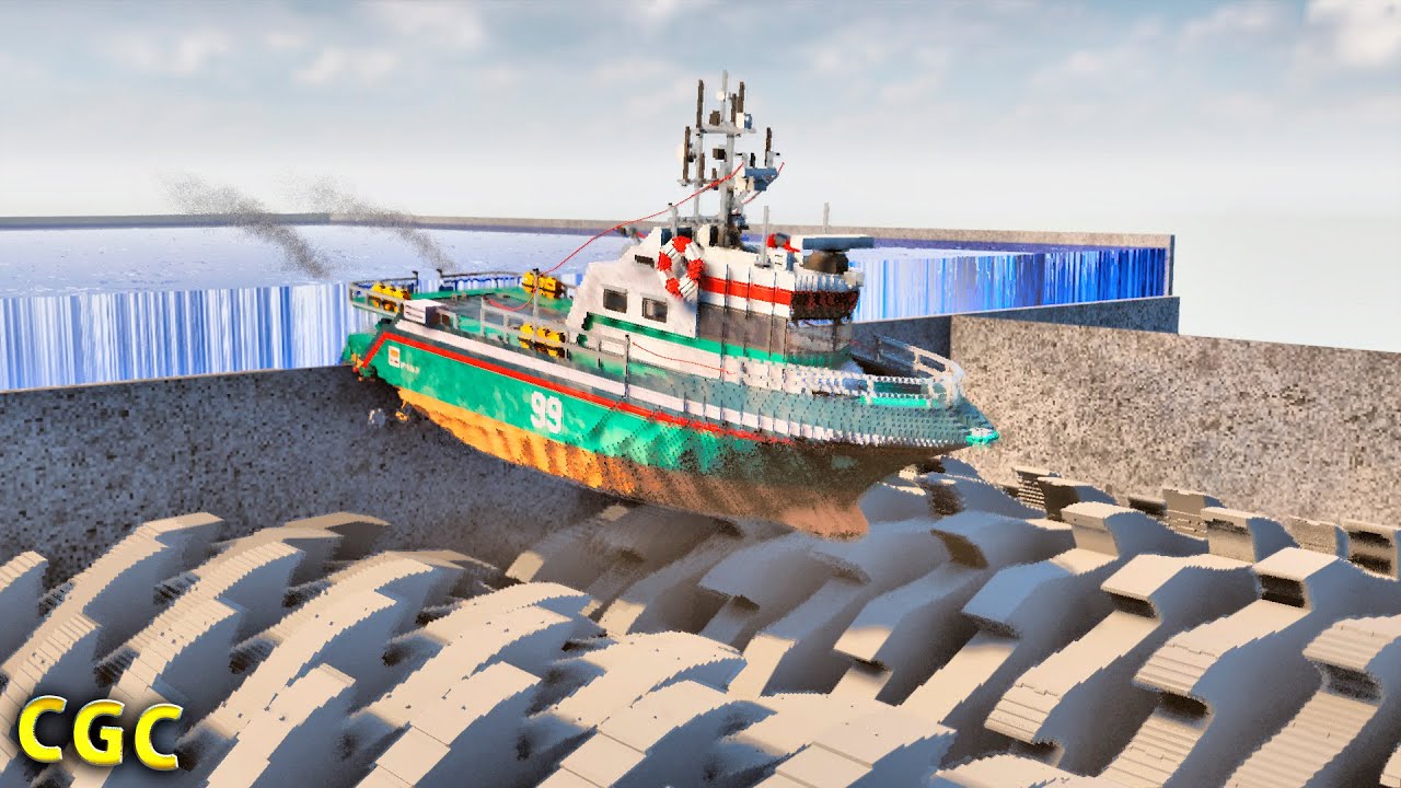 Boats vs Giant Shredder Teardown