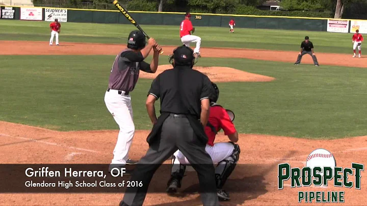 Griffen Herrera, OF, Glendora High School, Home Ru...