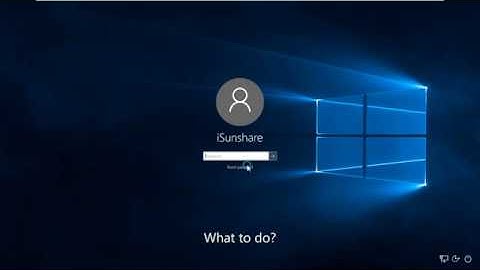 iSunshare Windows Password Genius Advanced --Reset Windows 10 Forgotten Password with USB