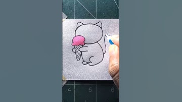 How to draw a cat