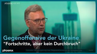Gegenoffensive der Ukraine: Einschätzungen von Politikwissenschaftler Frank Umbach am 24.08.23