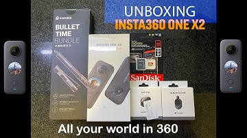 UNBOXING MY NEW INSTA360 ONE X2 CAMERA
