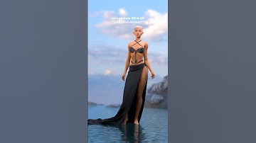 Digital fashion process using CLO3D, Rokoko’s Smartsuit, Blender & Substance Painter 🖤 #fashion #3d