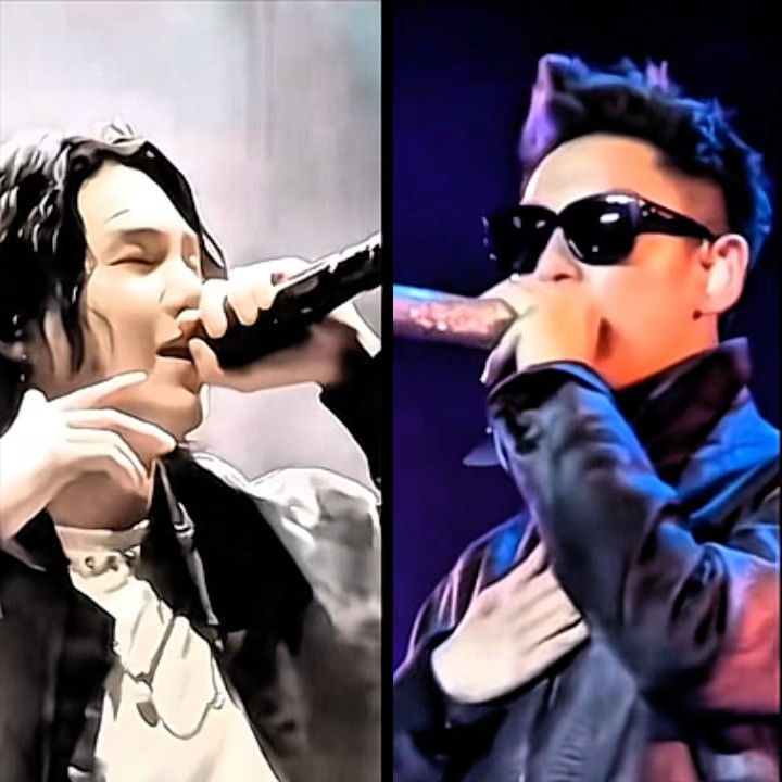 SUGA BTS vs T.O.P BIGBANG | K-pop Rapper Battle #choiseunghyun #lies #agustd