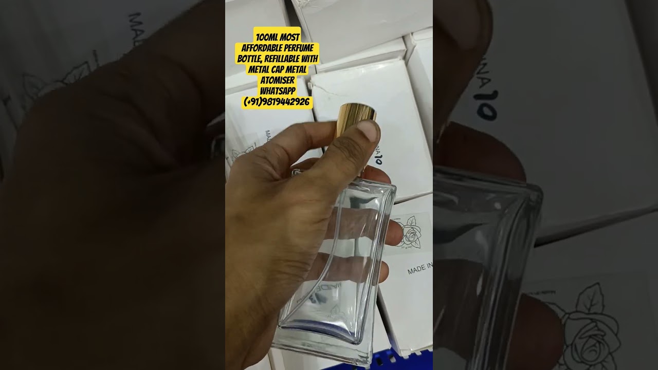 100ml Empty Perfume Bottles in Wholesale || WhatsApp 9819442926 || Screw neck bottle 