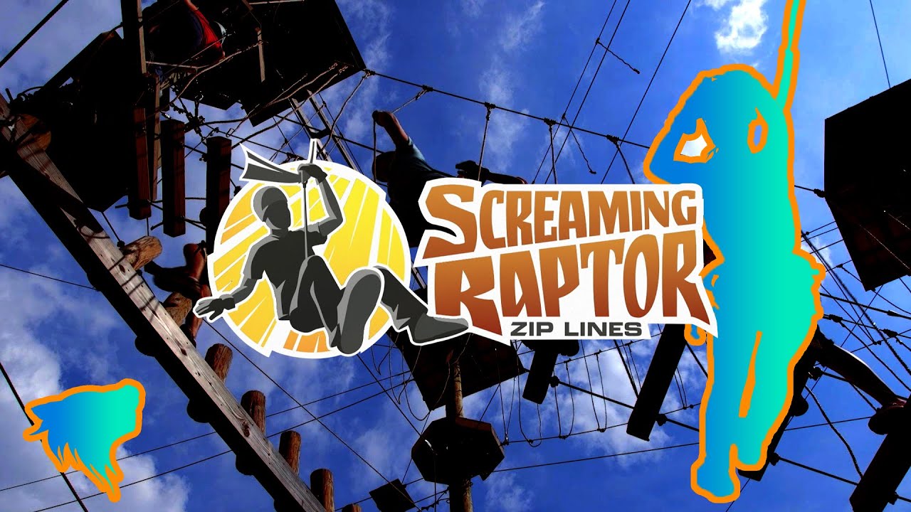 Screaming Raptor Zip Lines Promo - YouTube