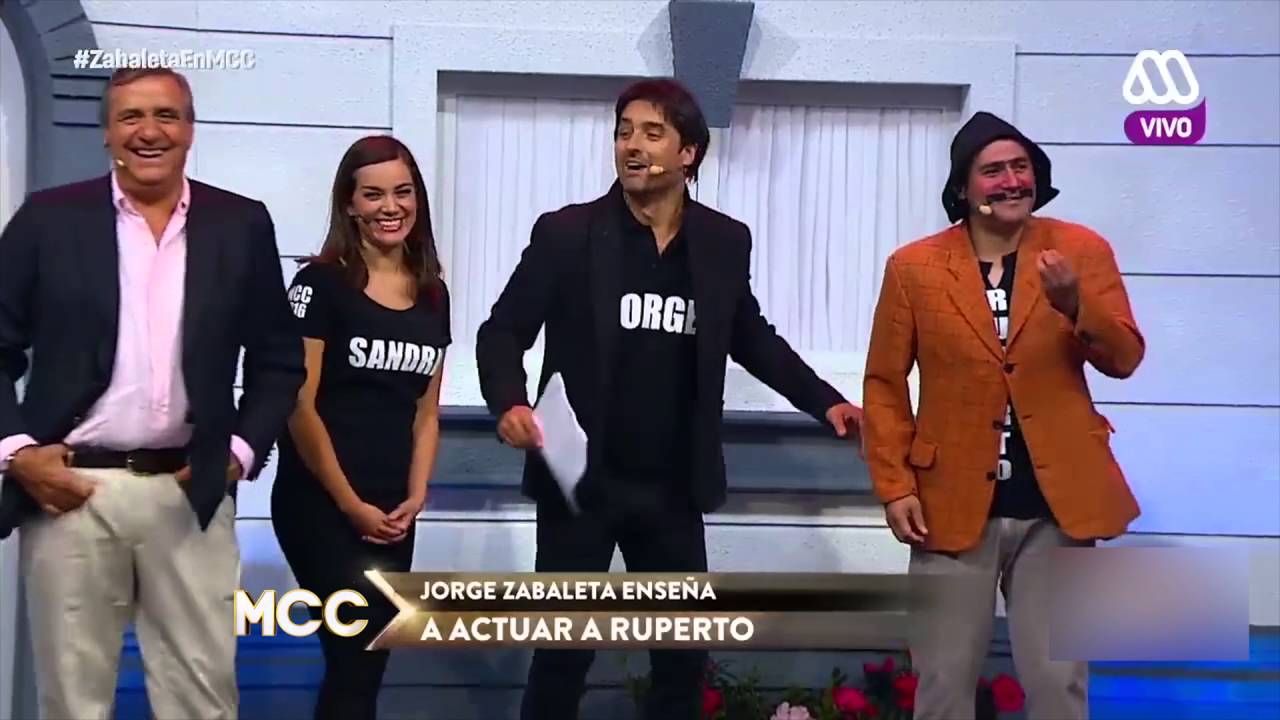 Jorge Zabaleta le enseña a actuar a  Ruperto - Morandé con Compañía 2016
