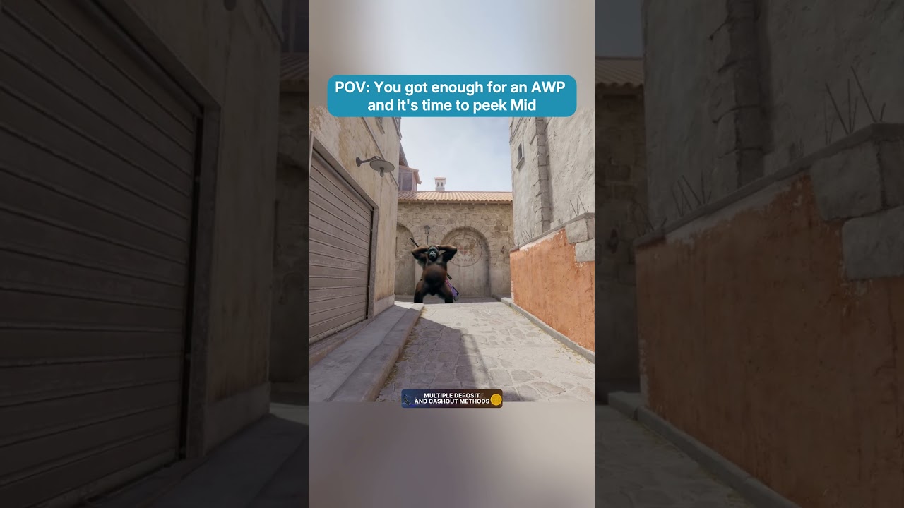 $4750 in the bank? Time to peek mid with the AWP 🐒 