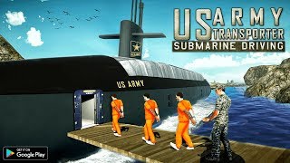 US Army Transport Submarine Driving Game screenshot 1