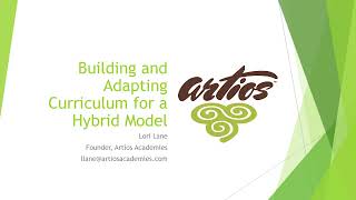 Building and Adapting Curriculum Curriculum Adaptation 2020