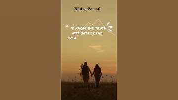 The heart has its reasons of which reason knows nothing. #Blaise Pascal @colorful.life