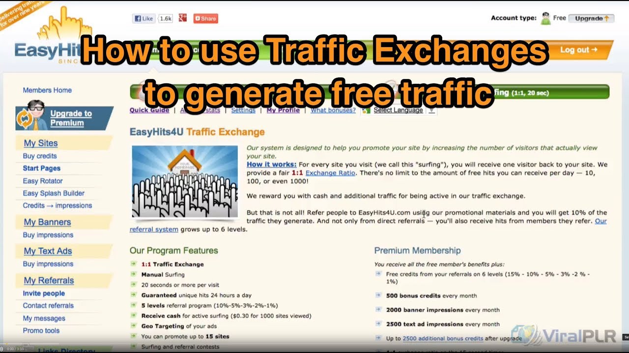 ViralPLR.com - Traffic Exchanges