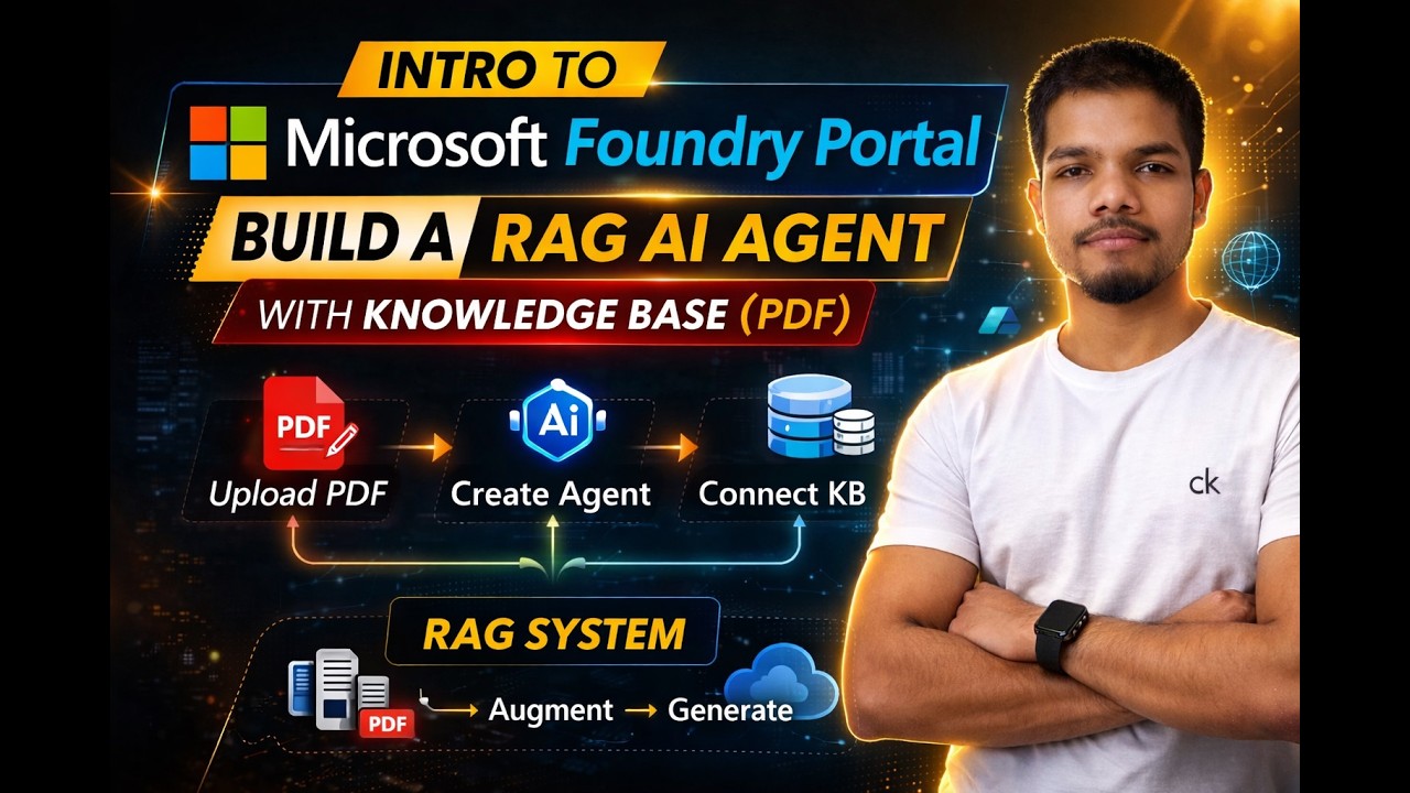 Intro to Microsoft Foundry Portal | Build a RAG AI Agent with Knowledge ...