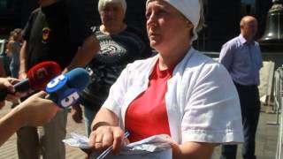 Працівники Хлібокомбінату №12 оголосили голодування під стінами Кабміну